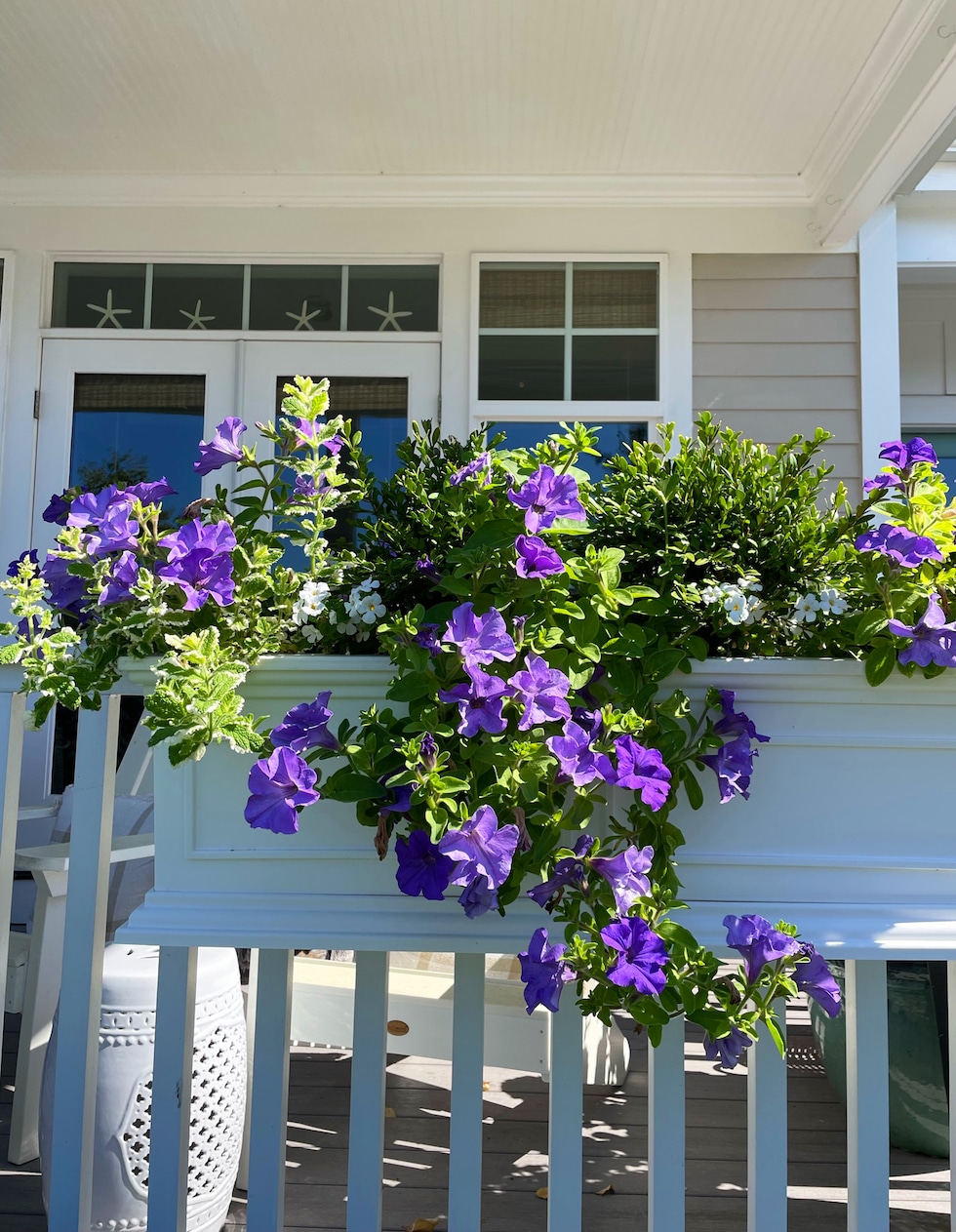 Our Railing Planter Boxes - Curb Appeal