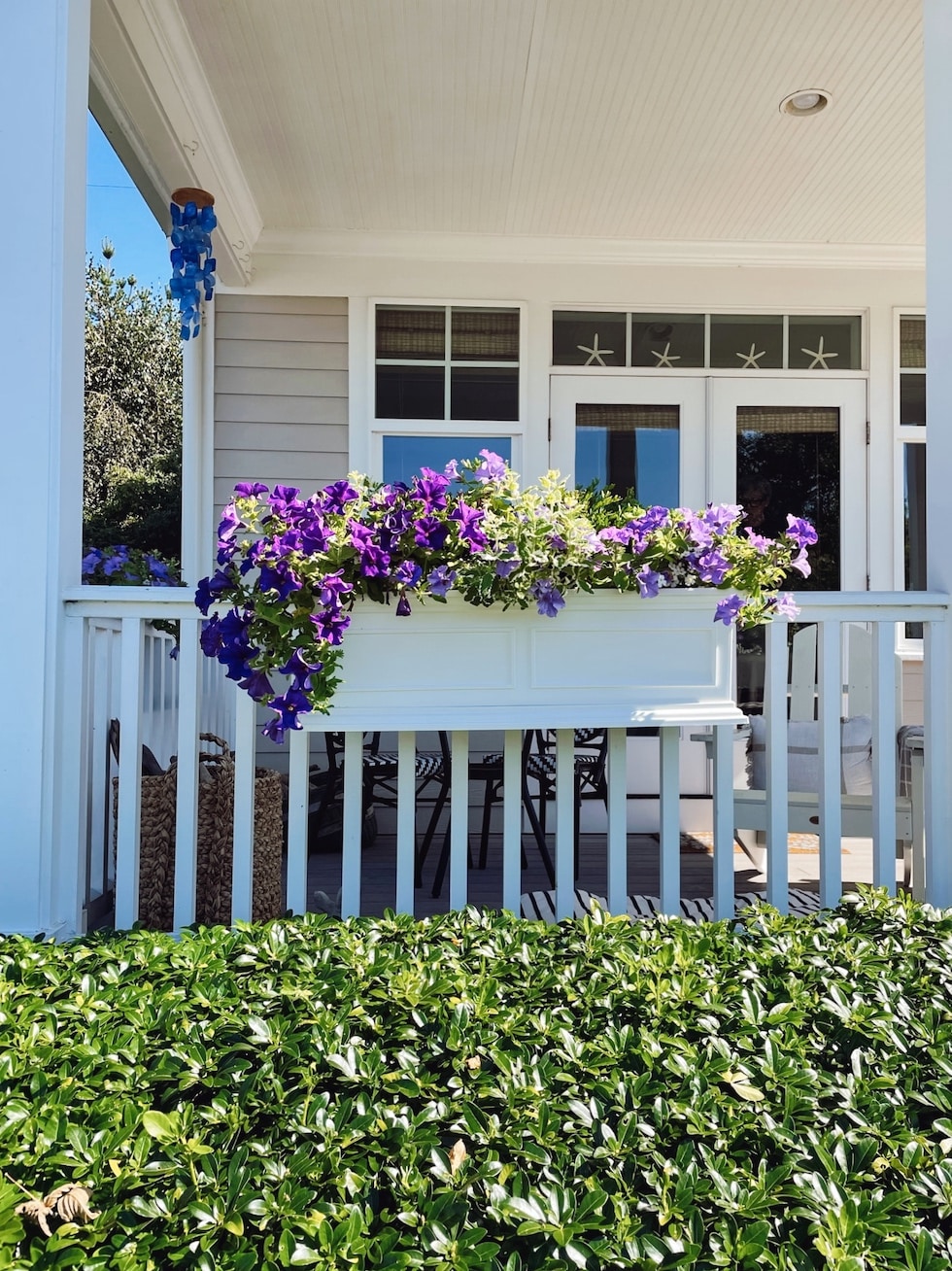 Our Railing Planter Boxes - Curb Appeal