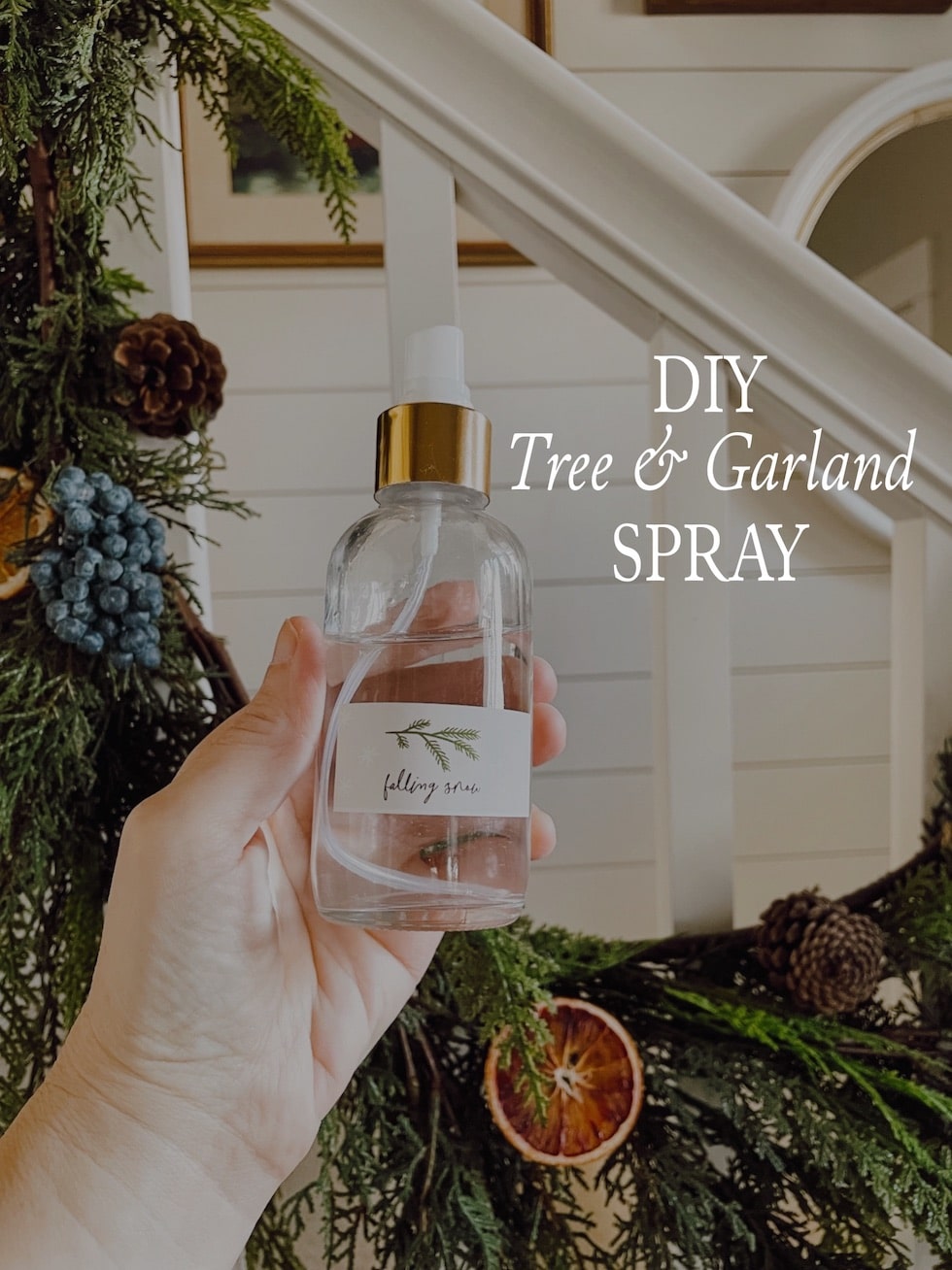 DIY Tree and Garland Spray