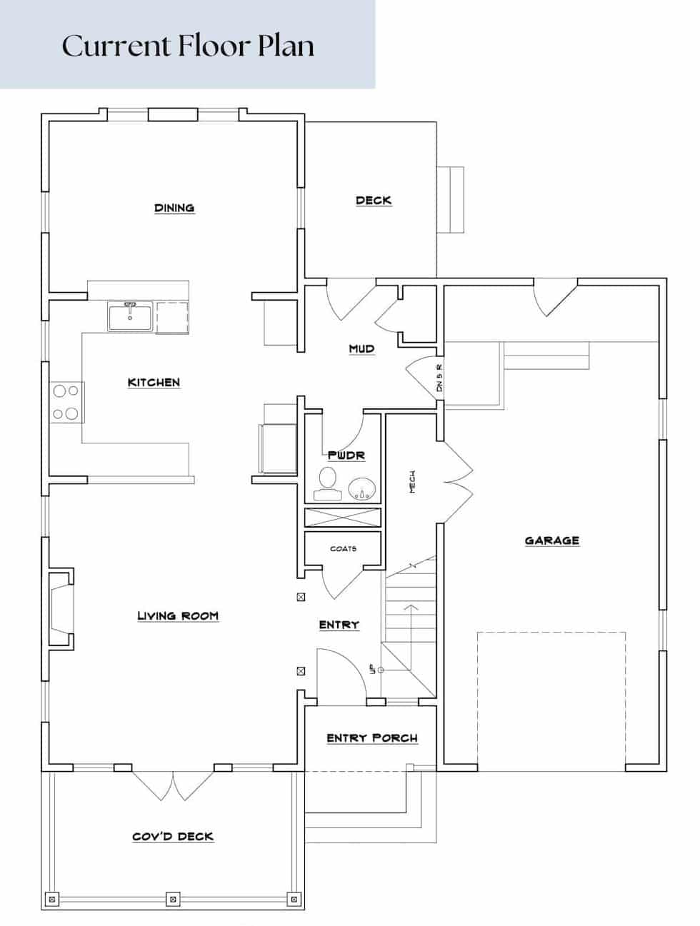 My New Kitchen Floor Plan + Parents' Addition and Exterior Elevation