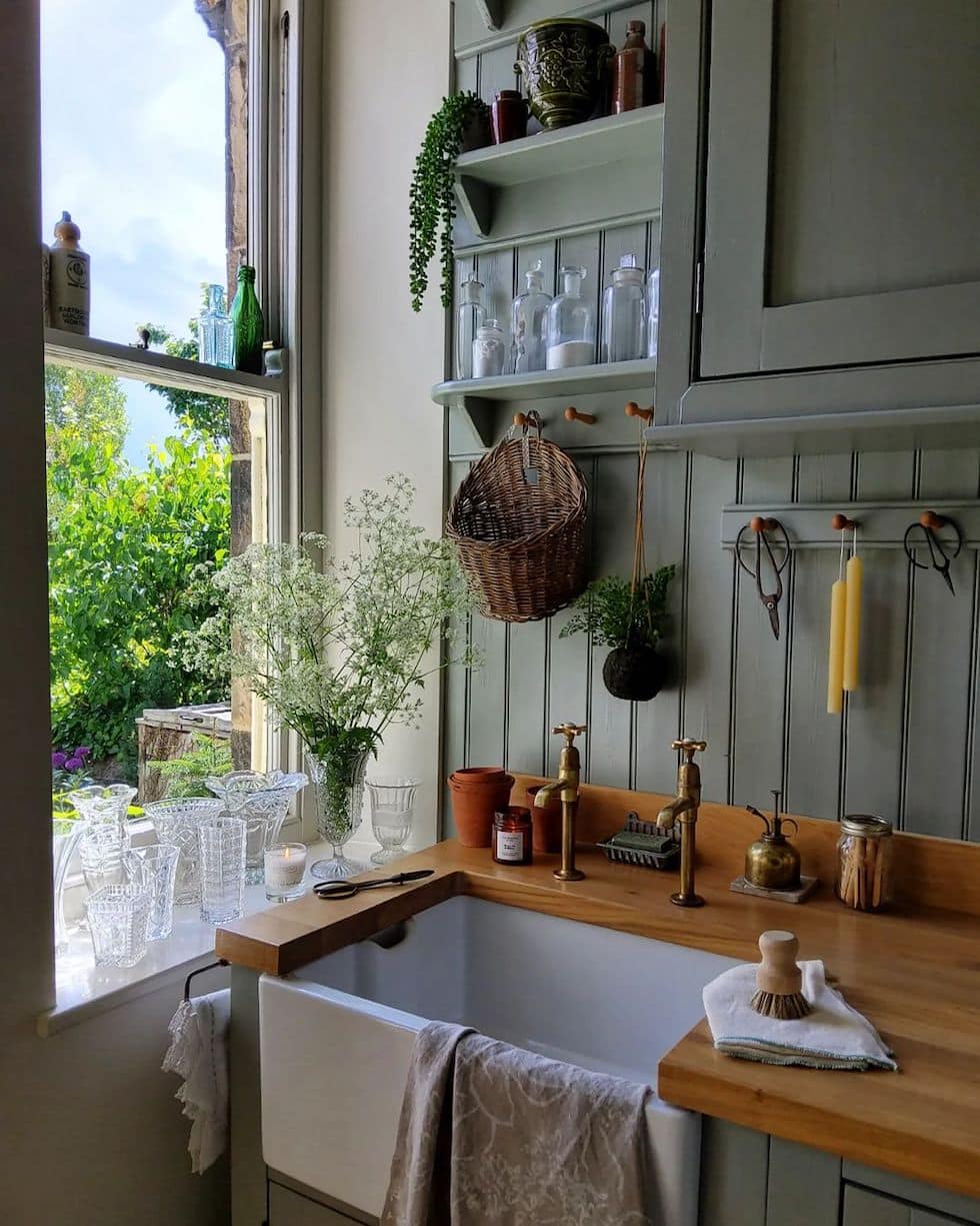 Beadboard Walls in our Victorian Farmhouse Kitchen - Midcounty Journal