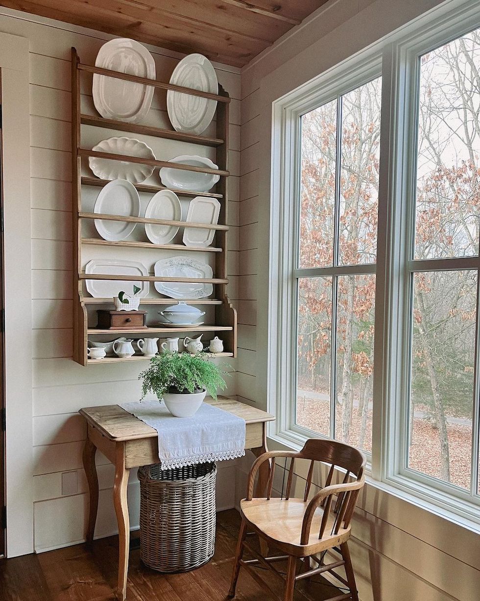 Diy kitchen storage, Plate racks in kitchen, Plate racks