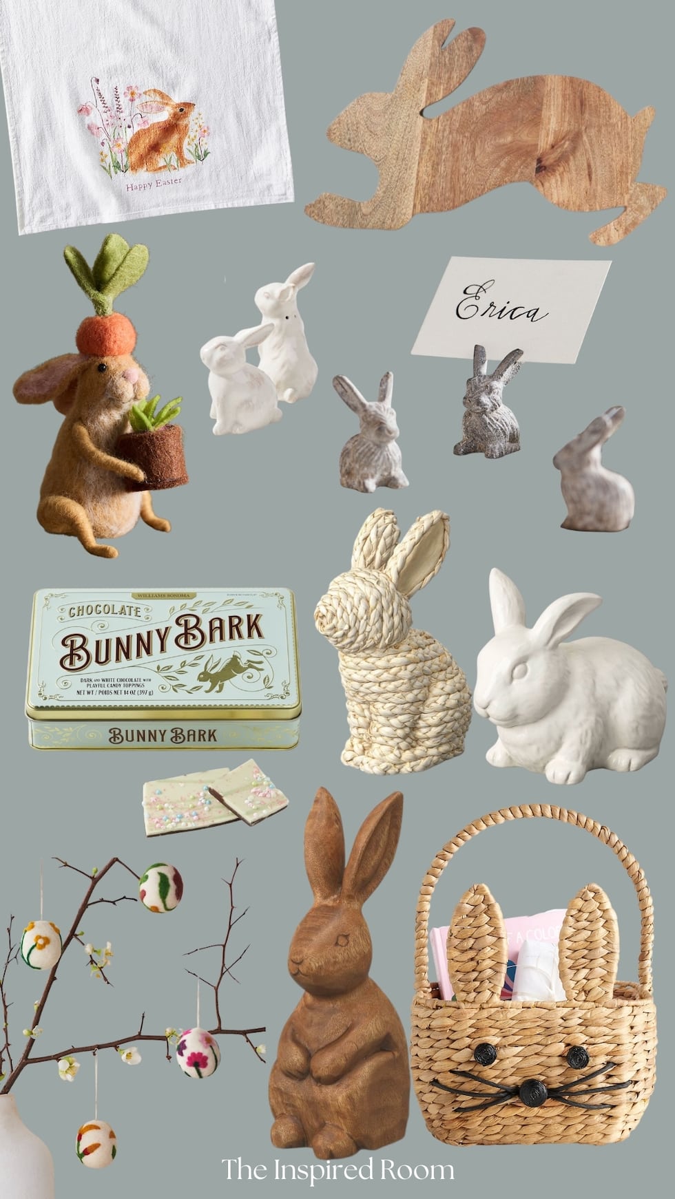 35 Bunny Accessories + Easter Decor - The Inspired Room