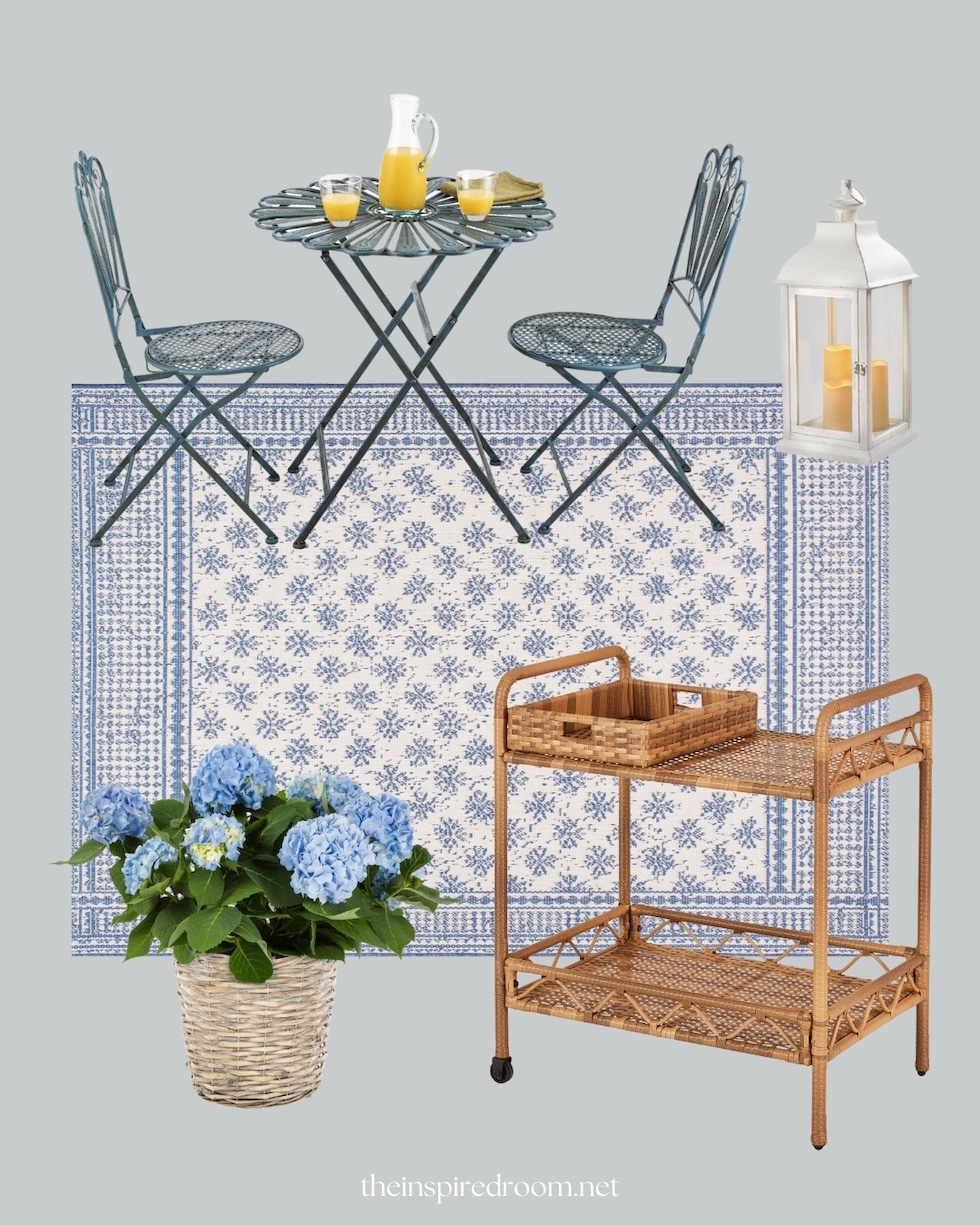 Bistro Table and Chairs: 6 Mood Boards with Simple Swaps (Walmart)