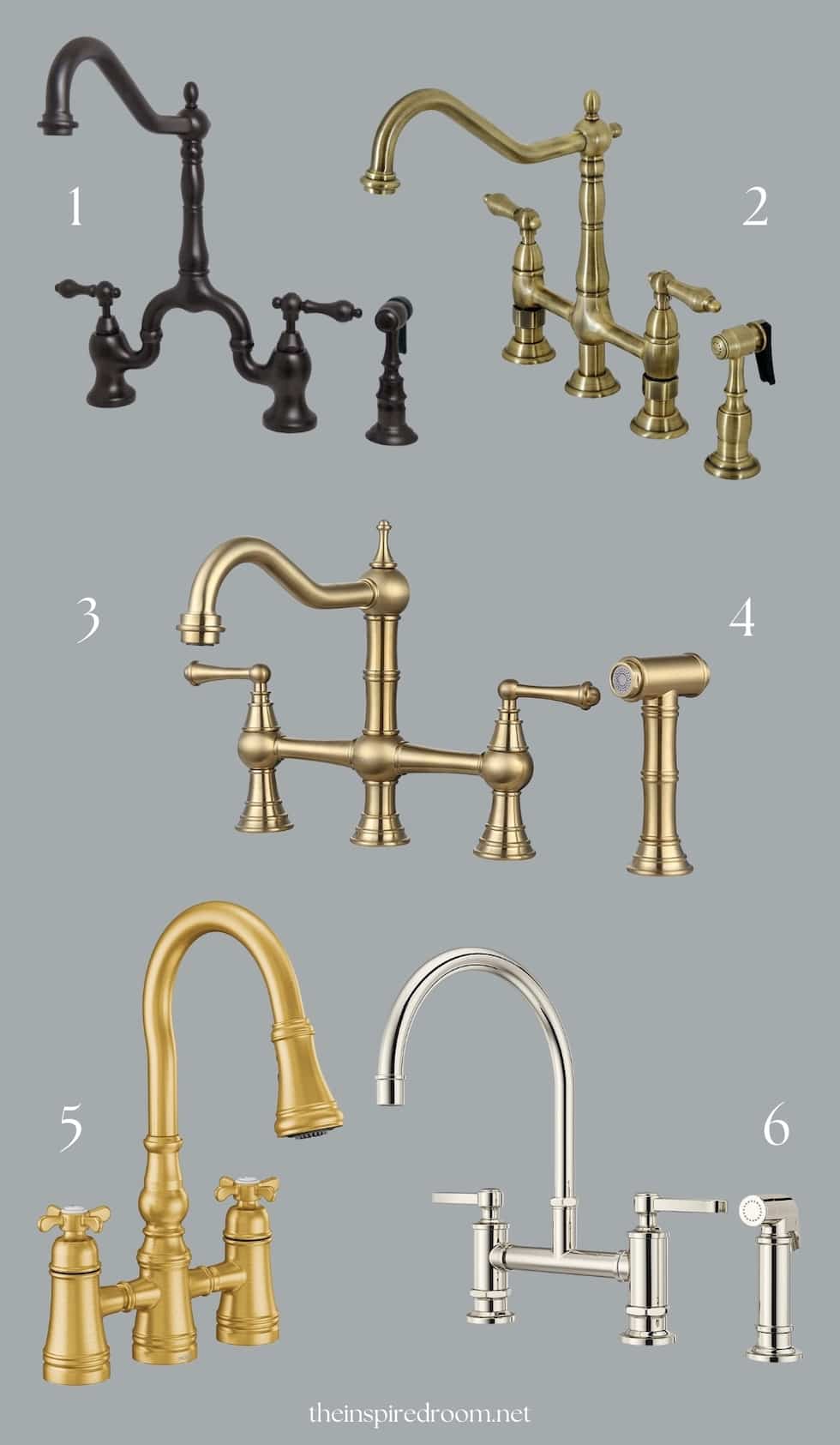 Charming Kitchen Faucets (4 We've Had and Many More!)