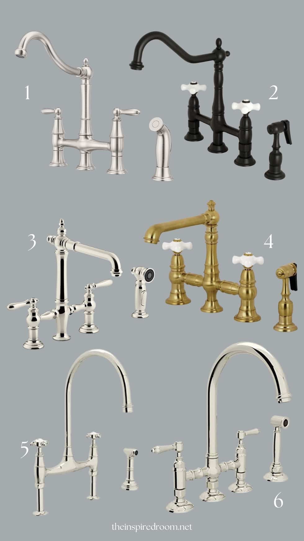 Charming Kitchen Faucets (4 We've Had and Many More!)