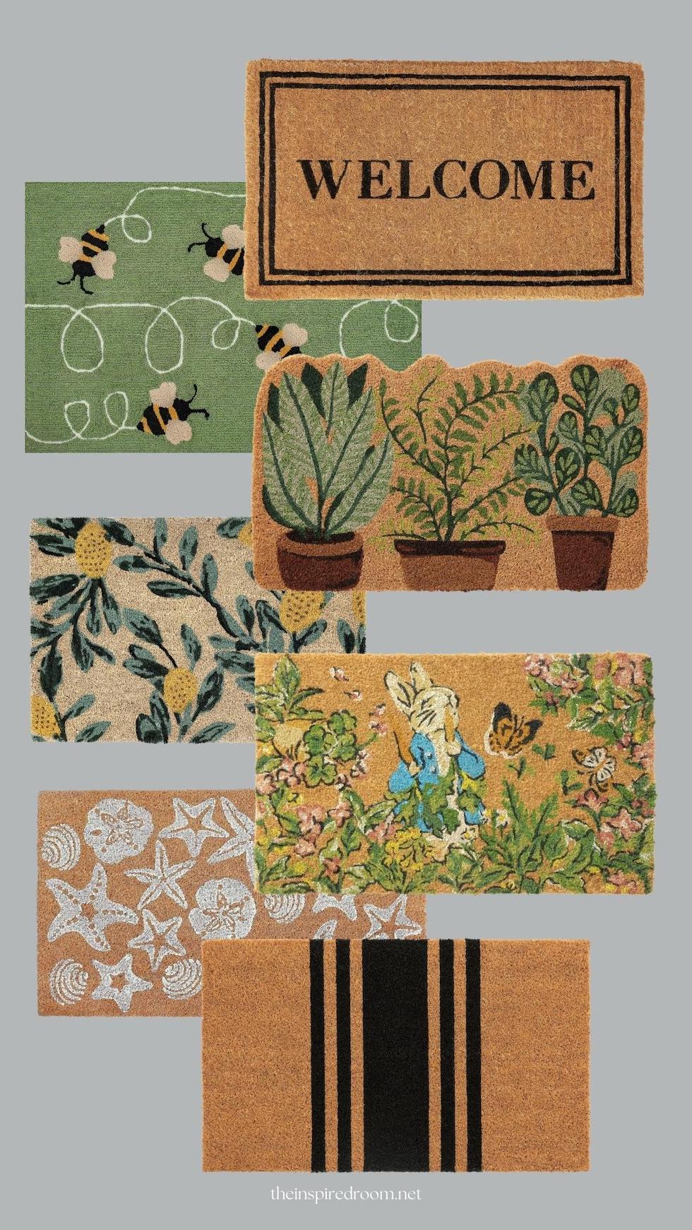 Ultimate Spring Doormat Roundup 2023 - The Inspired Room