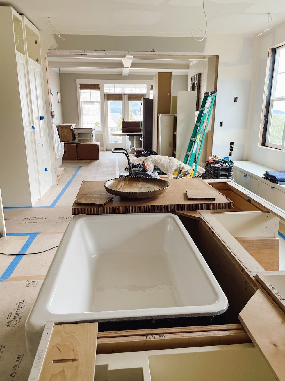 Kitchen Renovation Update: Floors, Cabinets, Sink, Hardware and More!