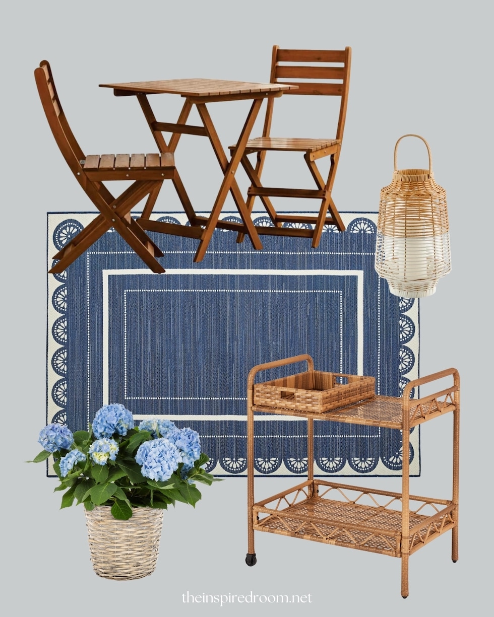 Bistro Table and Chairs: 6 Mood Boards with Simple Swaps (Walmart)