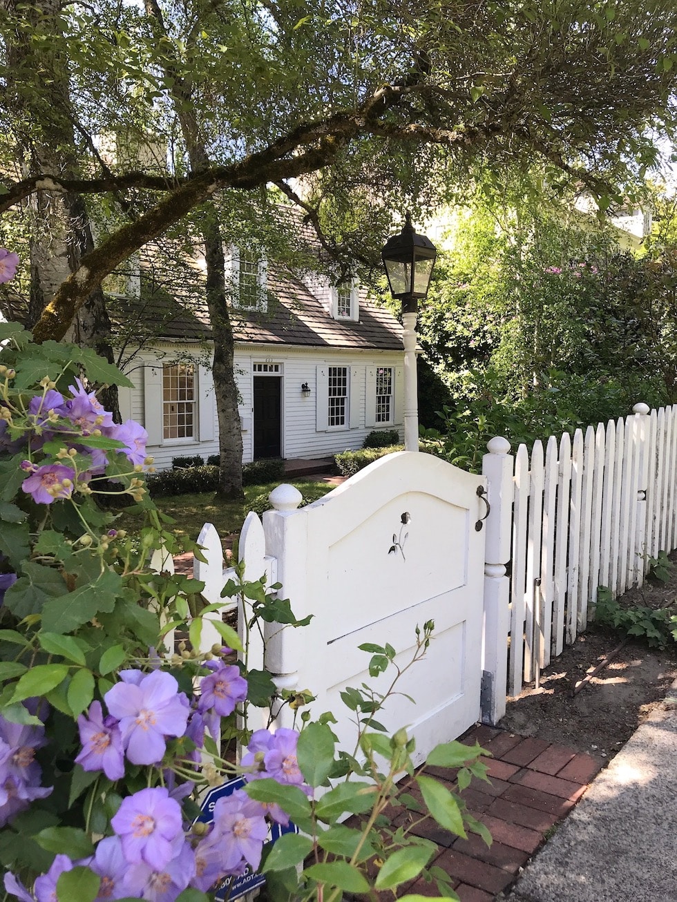 Enchanting Cottage Gates with Cutout Design Details