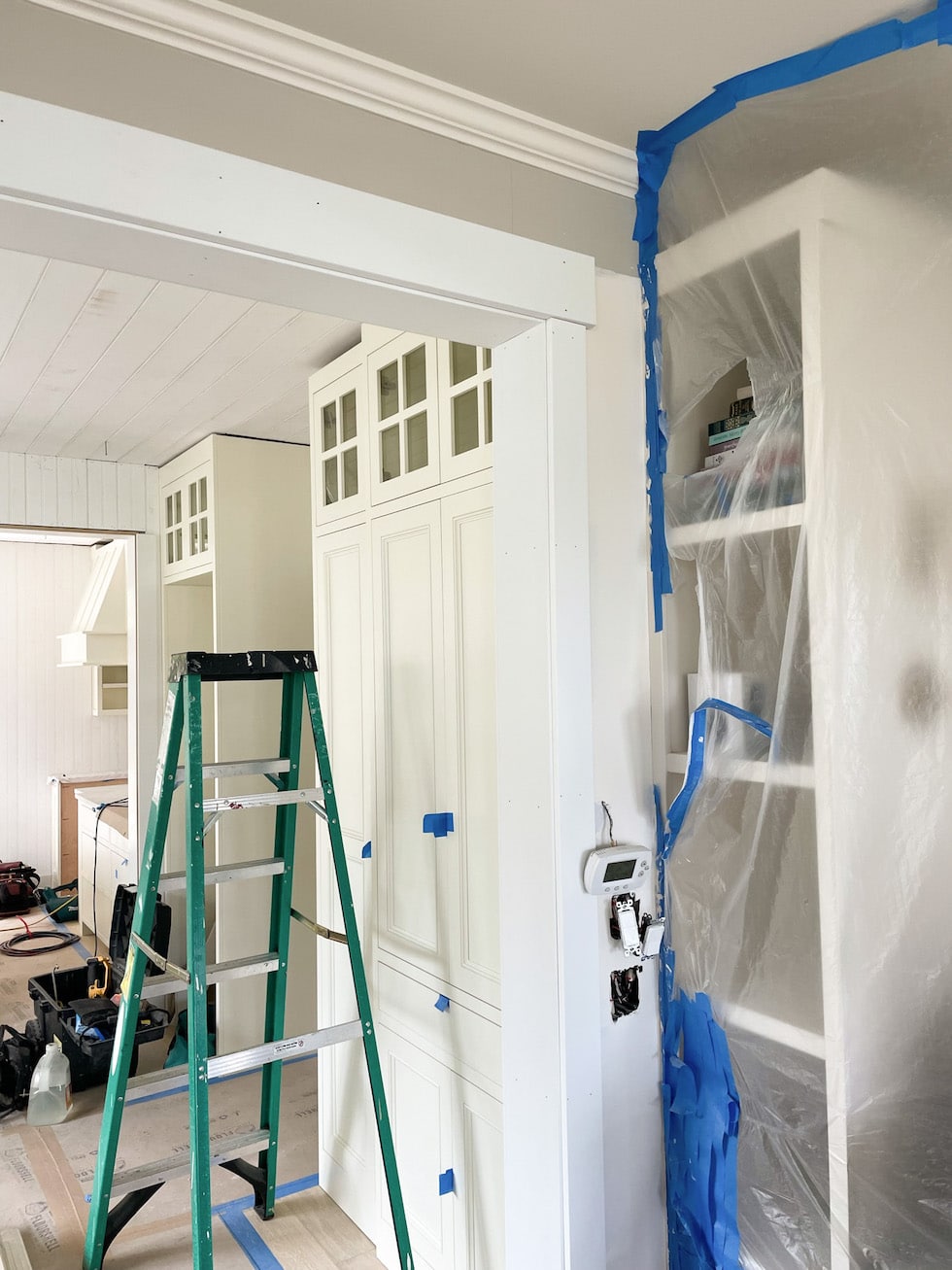 Kitchen Renovation Update: Marble, Soapstone, French Doors and Beadboard!