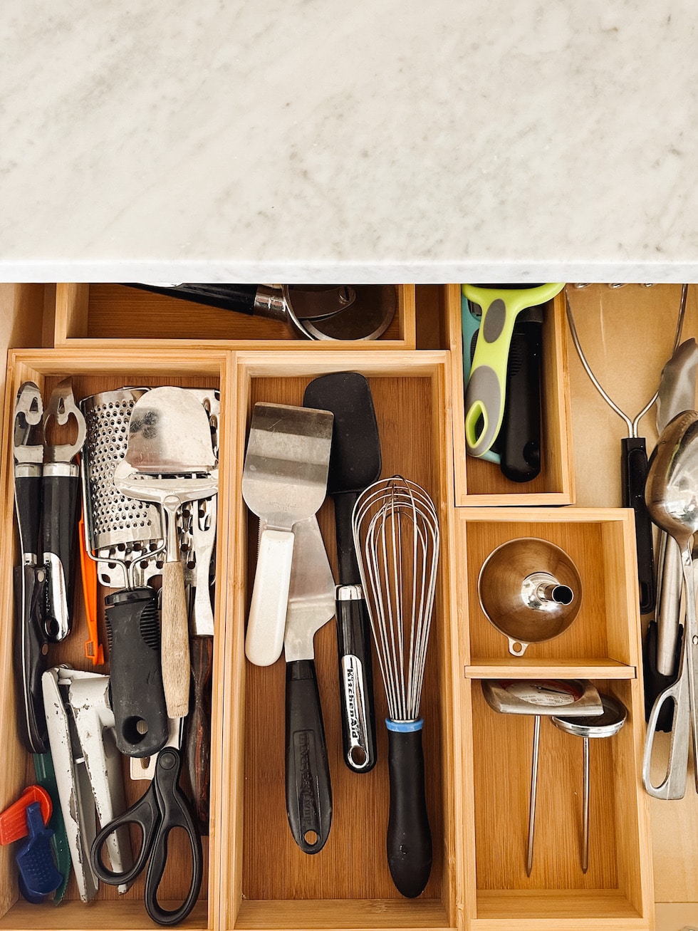 My Organized Spice Drawer - The Inspired Room