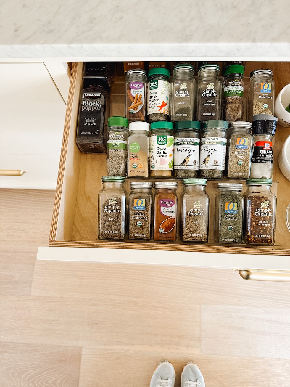 Spice Drawer Organization: Your OCD Will Thank You