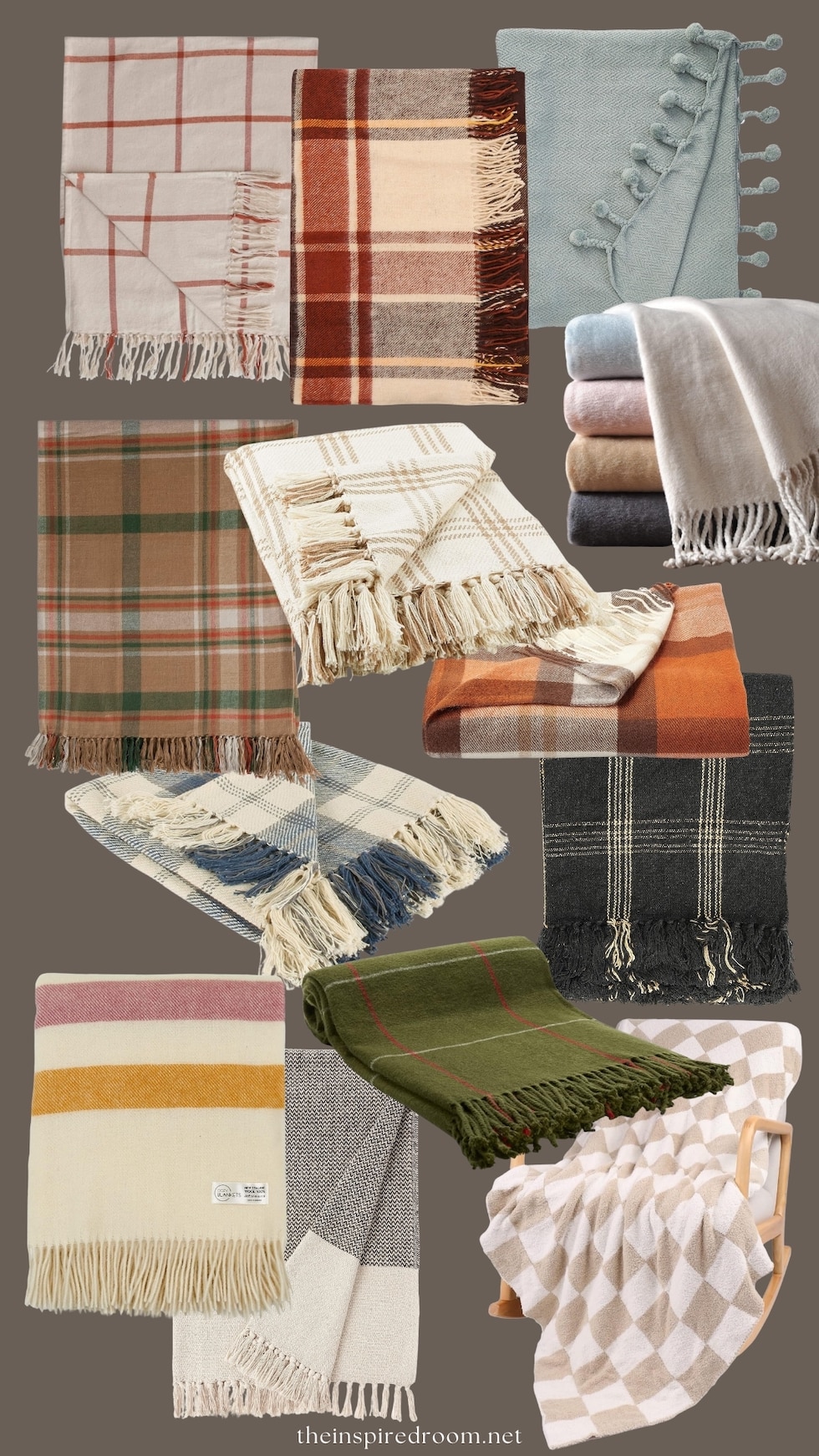 Cozy Throw Blankets for Fall and Winter (+ my new living room rug