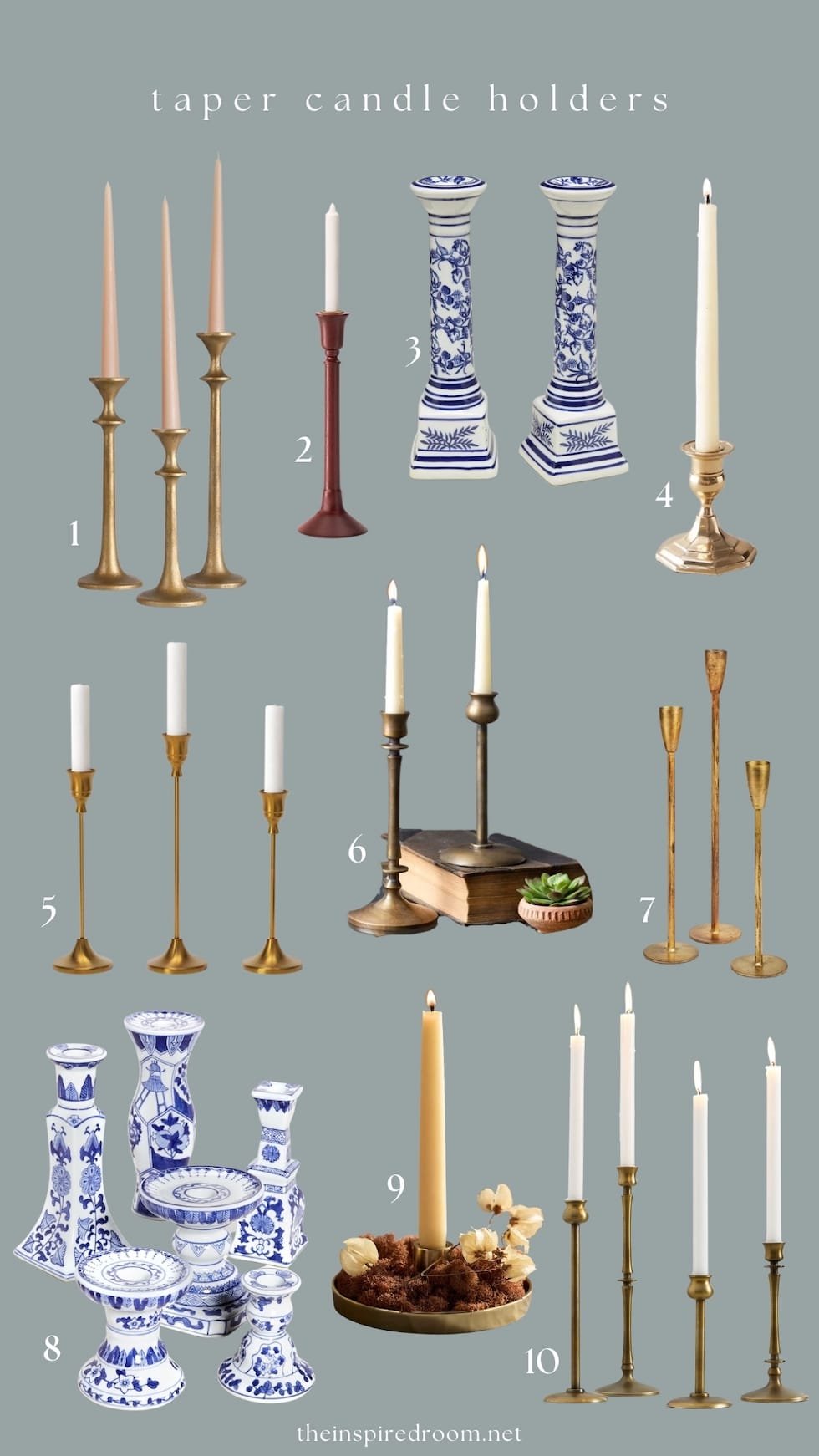 Candleholder Sources: A Round Up and Ideas for A Welcoming Home