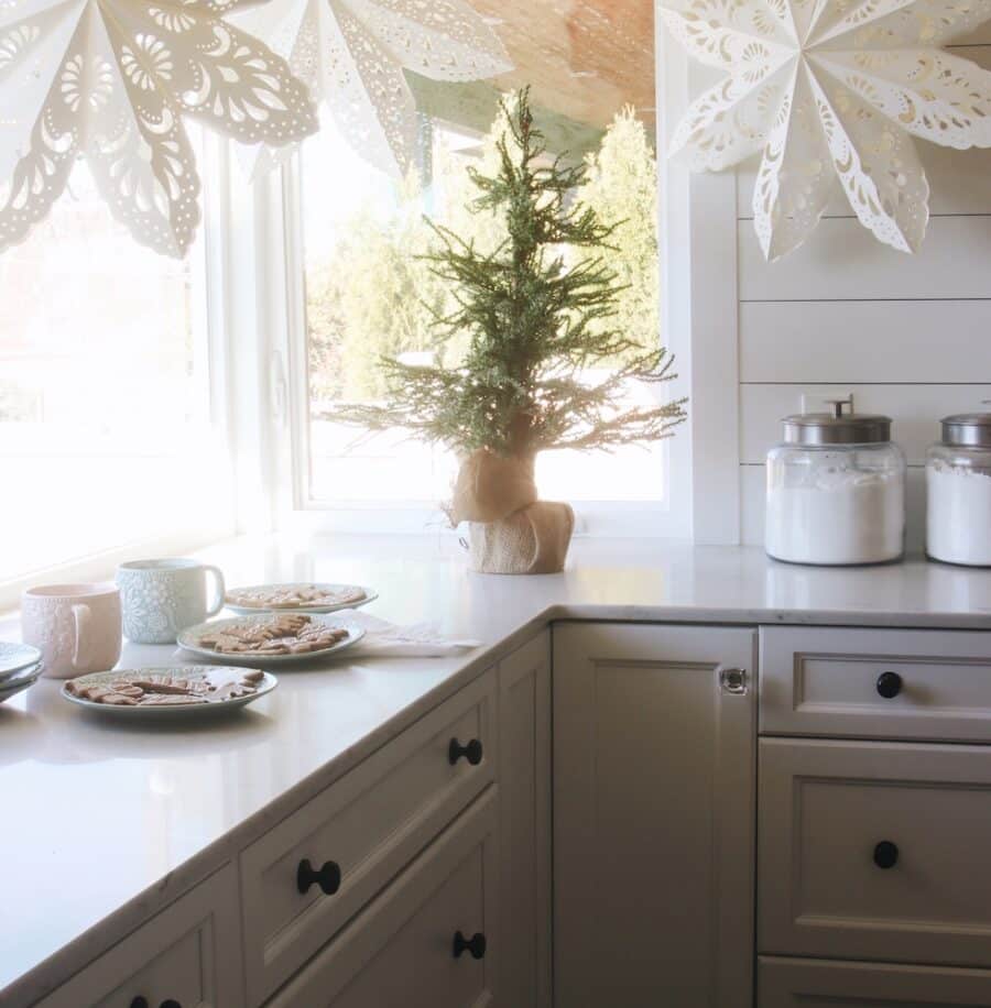 Large Paper Snowflakes: Simple + Magical Holiday Decorating