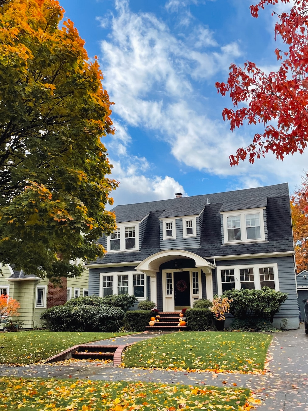 Charming Homes in Autumn (two of our family's past homes in Portland!)