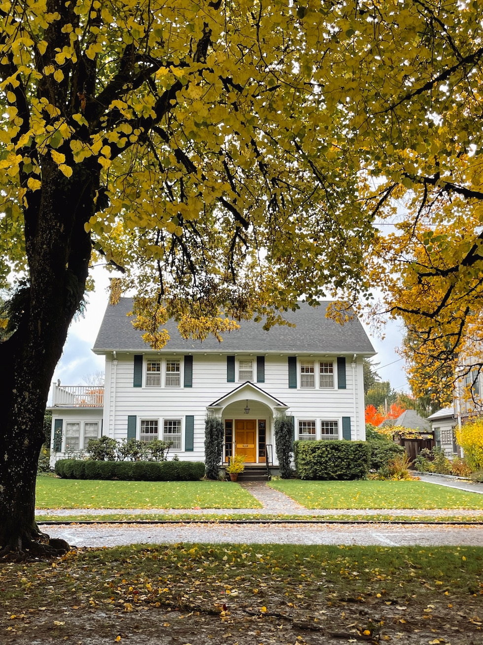 Charming Homes in Autumn (two of our family's past homes in Portland!)
