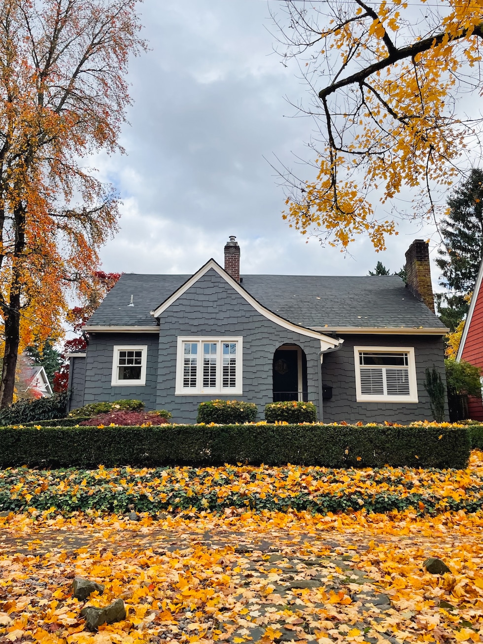 Charming Homes in Autumn (two of our family's past homes in Portland!)