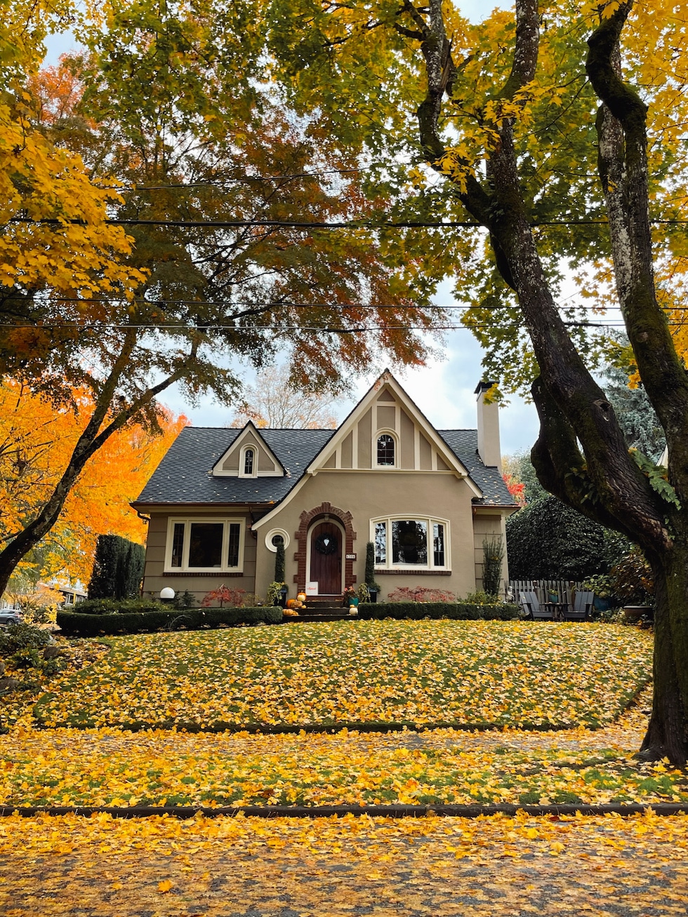 Charming Homes in Autumn (two of our family's past homes in Portland!)