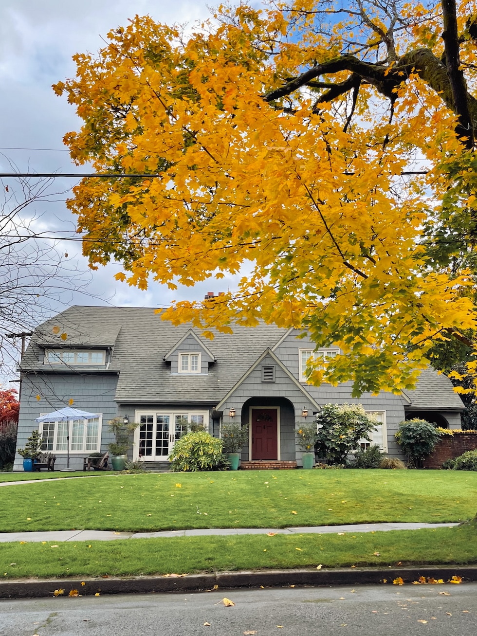 Charming Homes in Autumn (two of our family's past homes in Portland!)