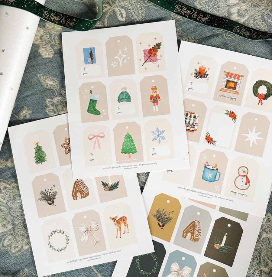 Free Printable Christmas Gift Tags Round Up 2023