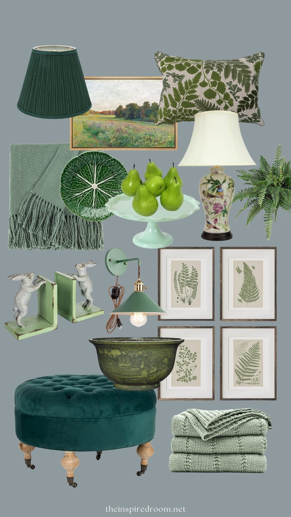 Seeing Green: 74+ Green Home Decor Finds