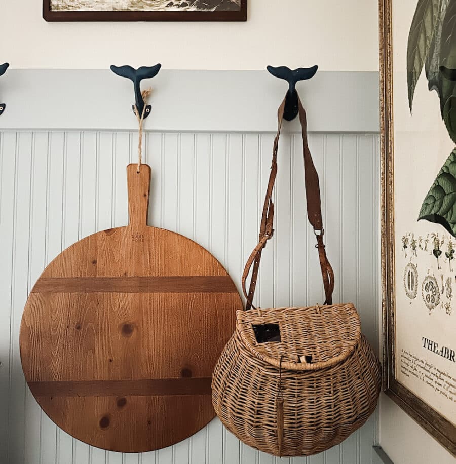 Decorating with Fishing Baskets