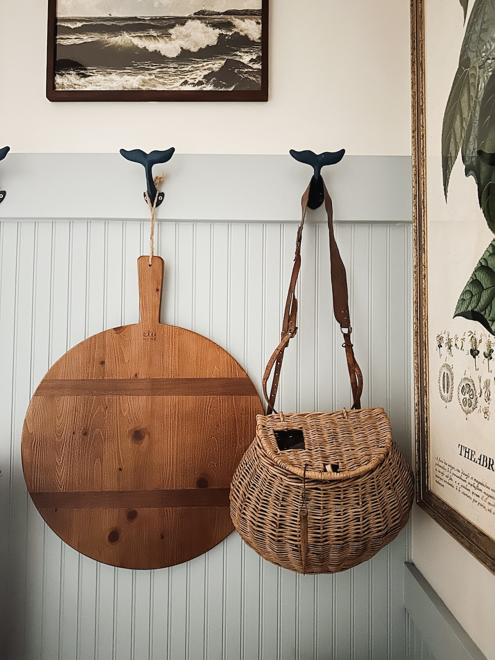 Decorating with Fishing Baskets – The Inspired Room