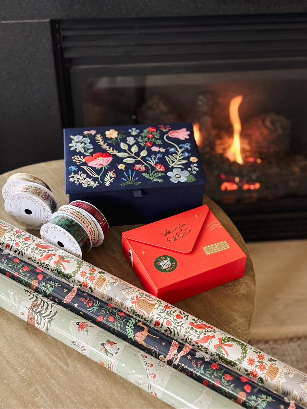 christmas gift wrap ribbon the inspired room rifle paper co