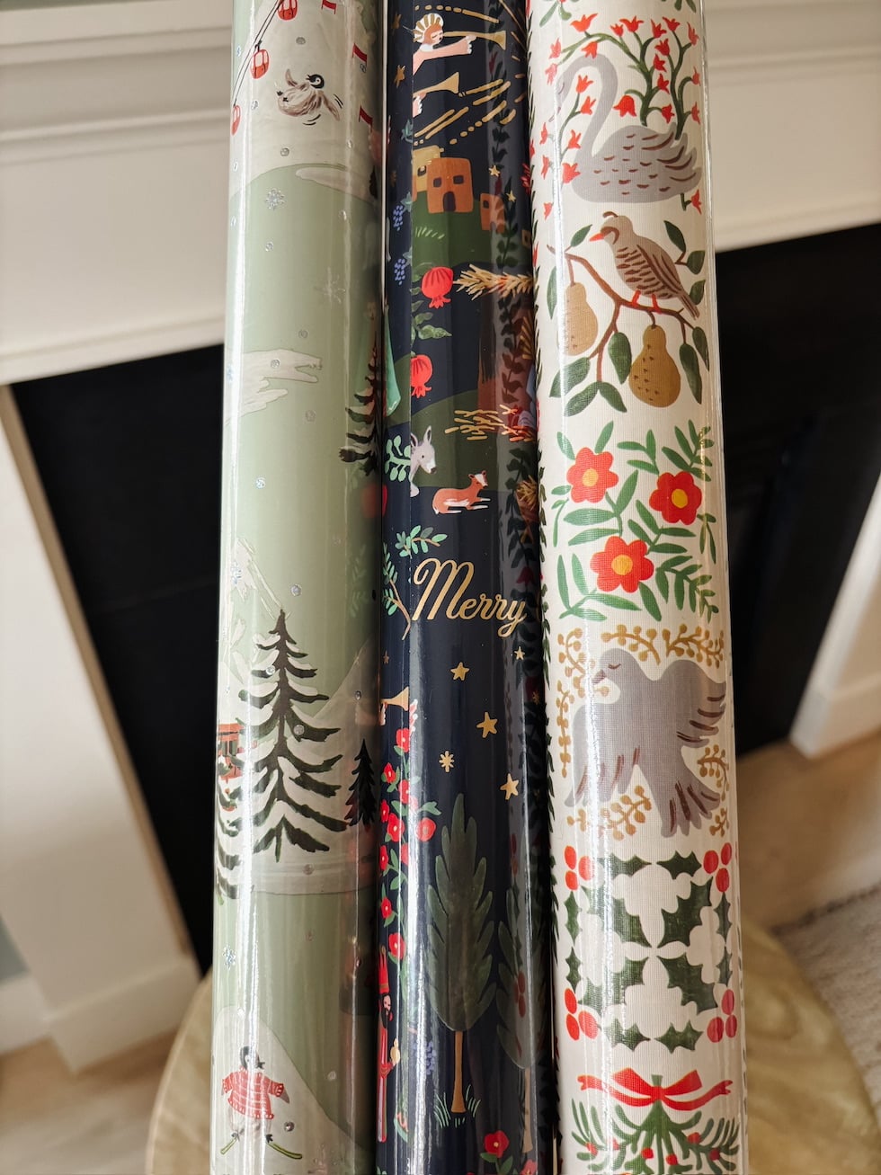 rifle paper co christmas gift wrapping paper rolls the inspired room