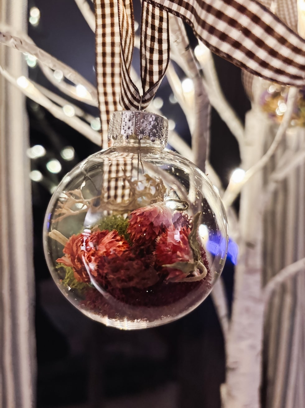 dried flower ornaments (click through to blog post for sources and additional details)