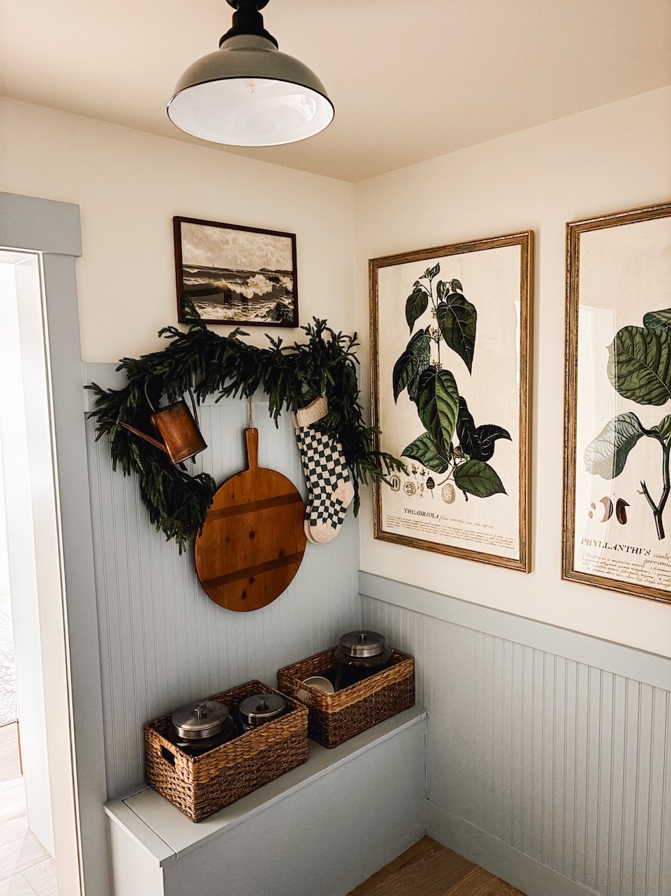 small mudroom pantry cottage style hooks reverse trim the inspired room