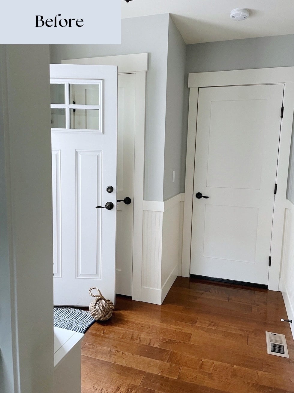 mudroom before