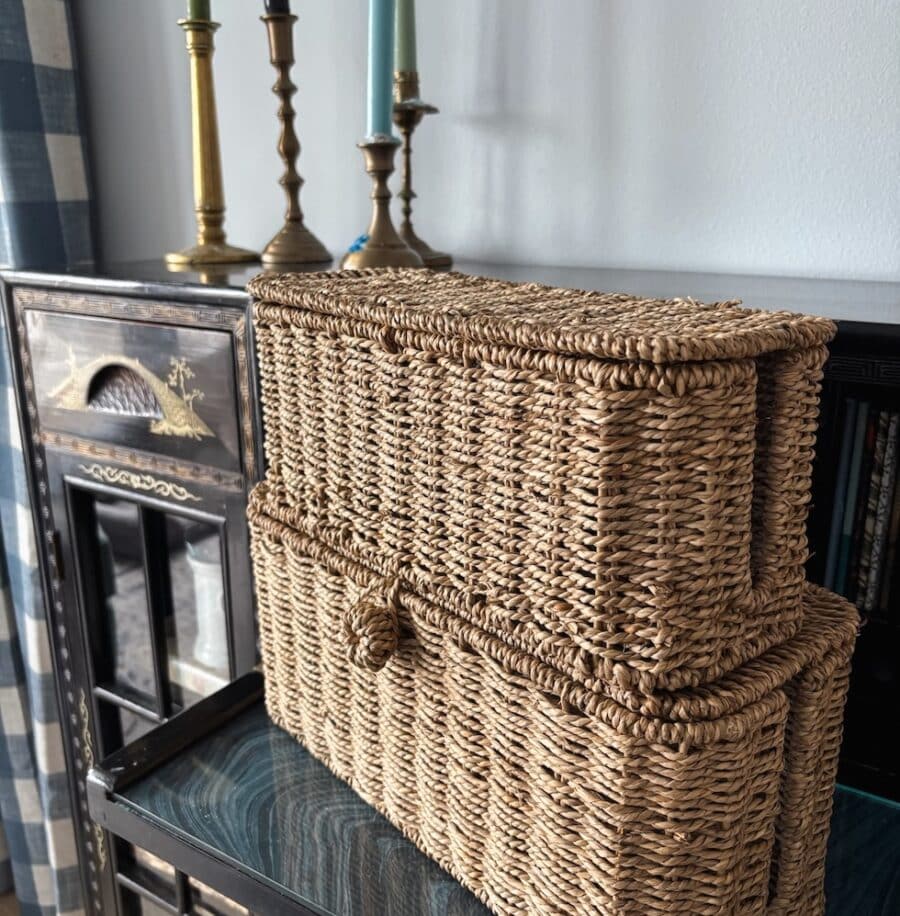 A Pretty Solution for Hiding Power Strips and Cords