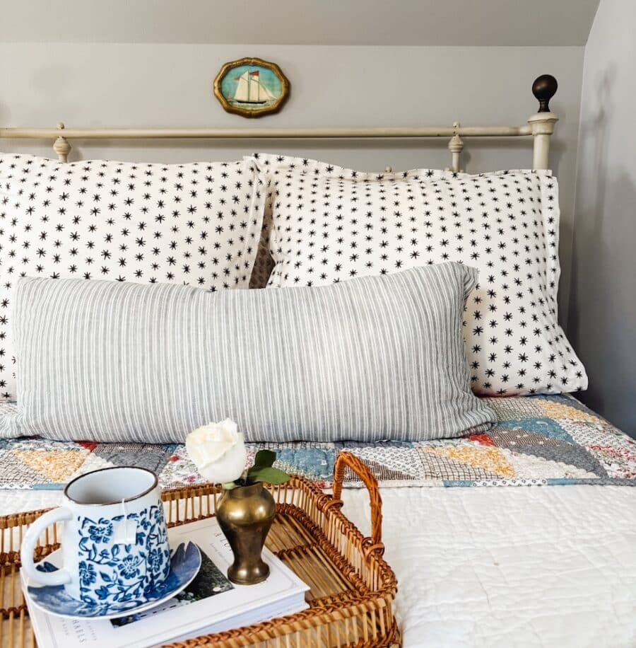 Our Cozy Bed Nook Under the Eaves in the Snug!