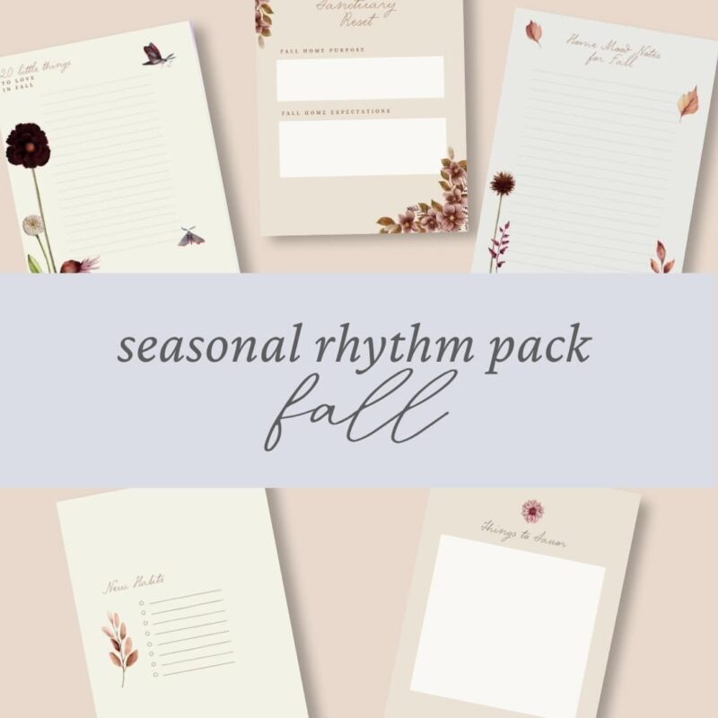 Seasonal Rhythm Pack - Fall