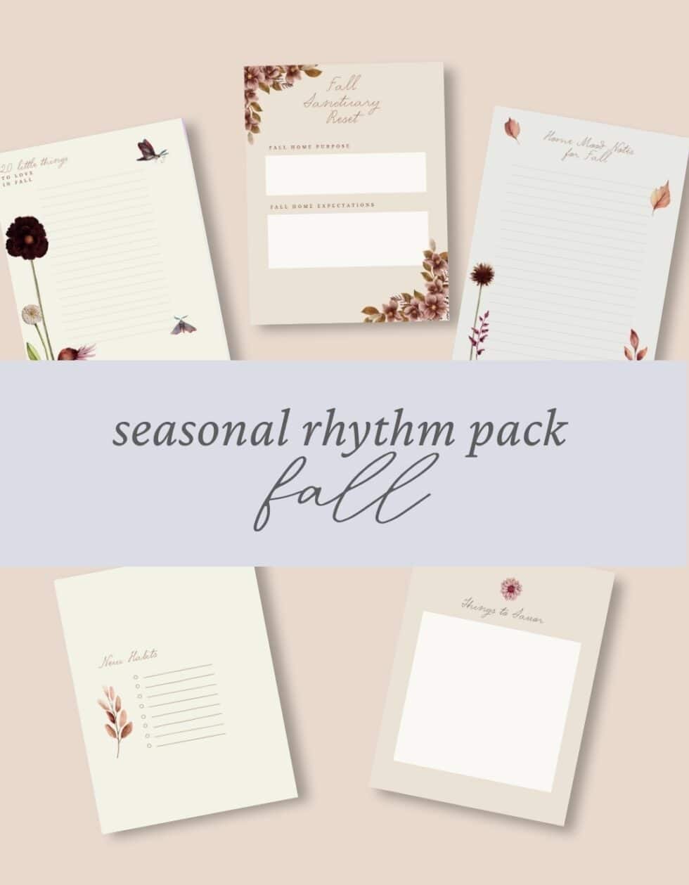 Seasonal Rhythm Pack - Fall