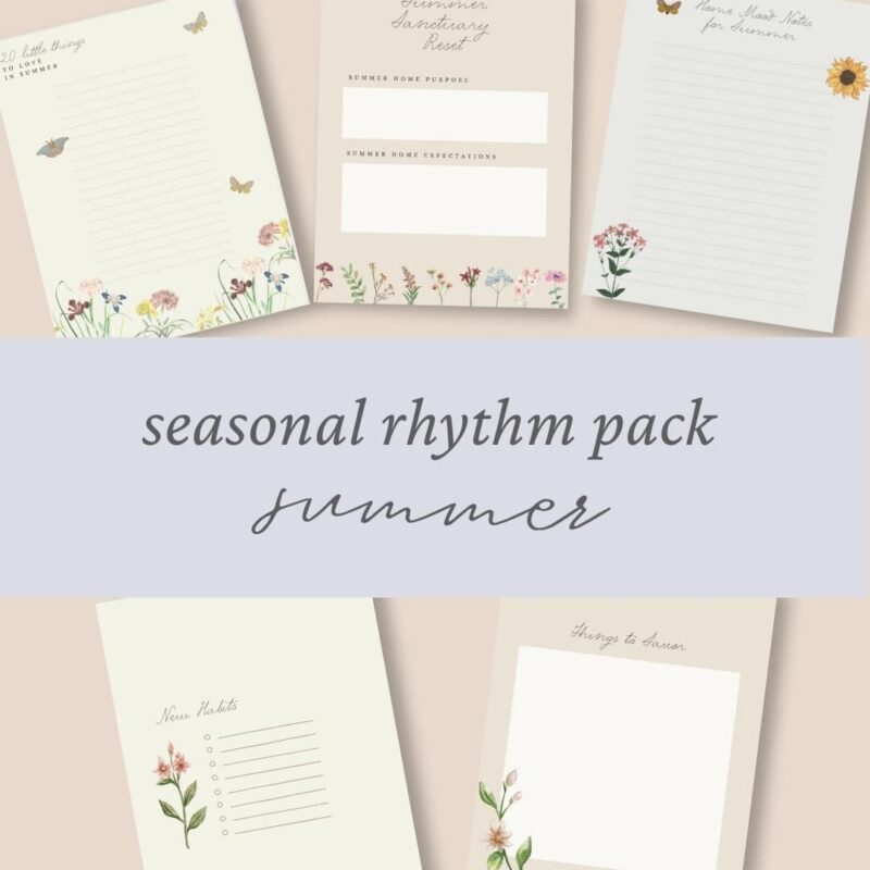 Seasonal Rhythm Pack - Summer
