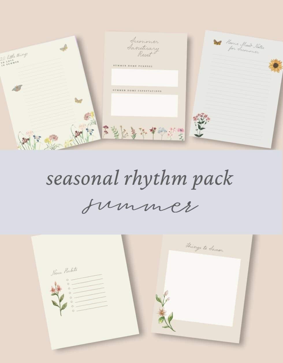 Seasonal Rhythm Pack - Summer