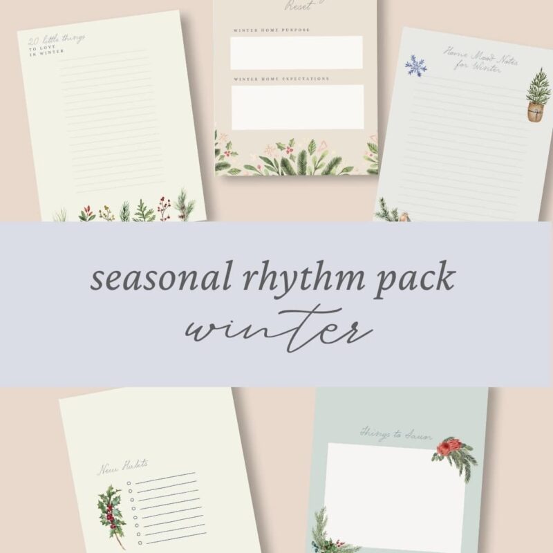 Seasonal Rhythm Pack - Winter