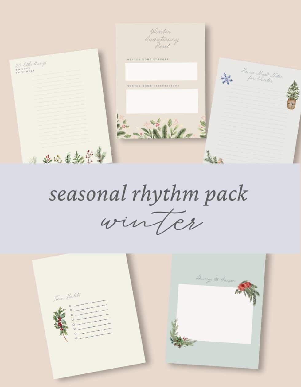 Seasonal Rhythm Pack - Winter