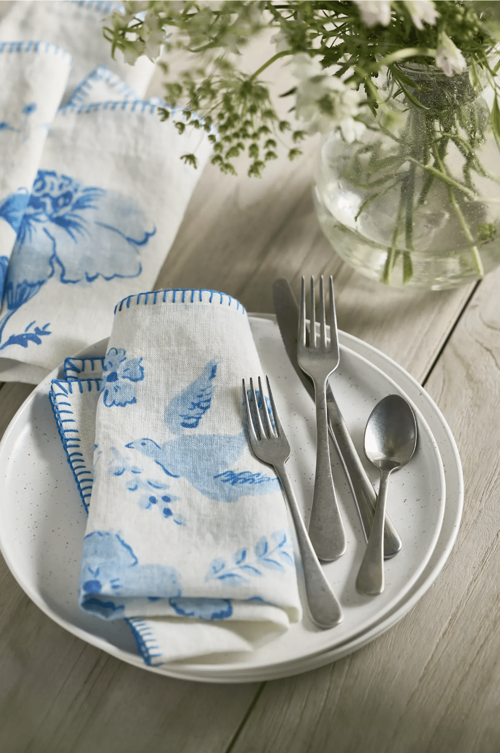 blue delft napkins terrain