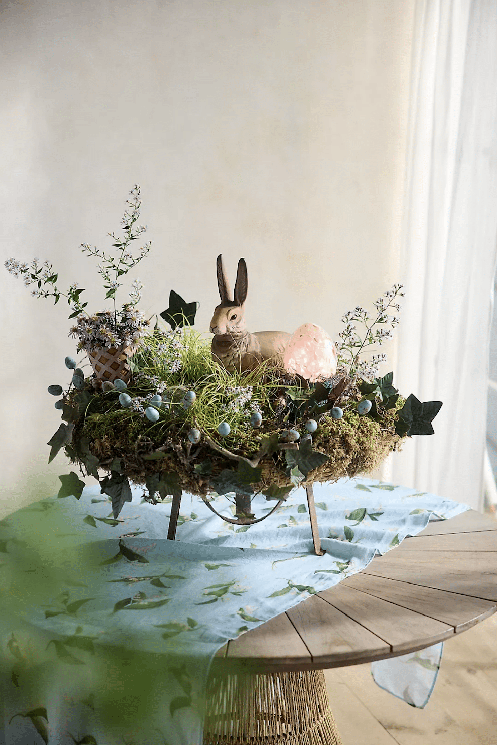 bunny display spring decor terrain