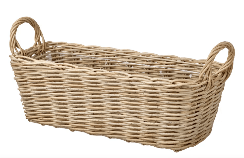 ikea wicker planter