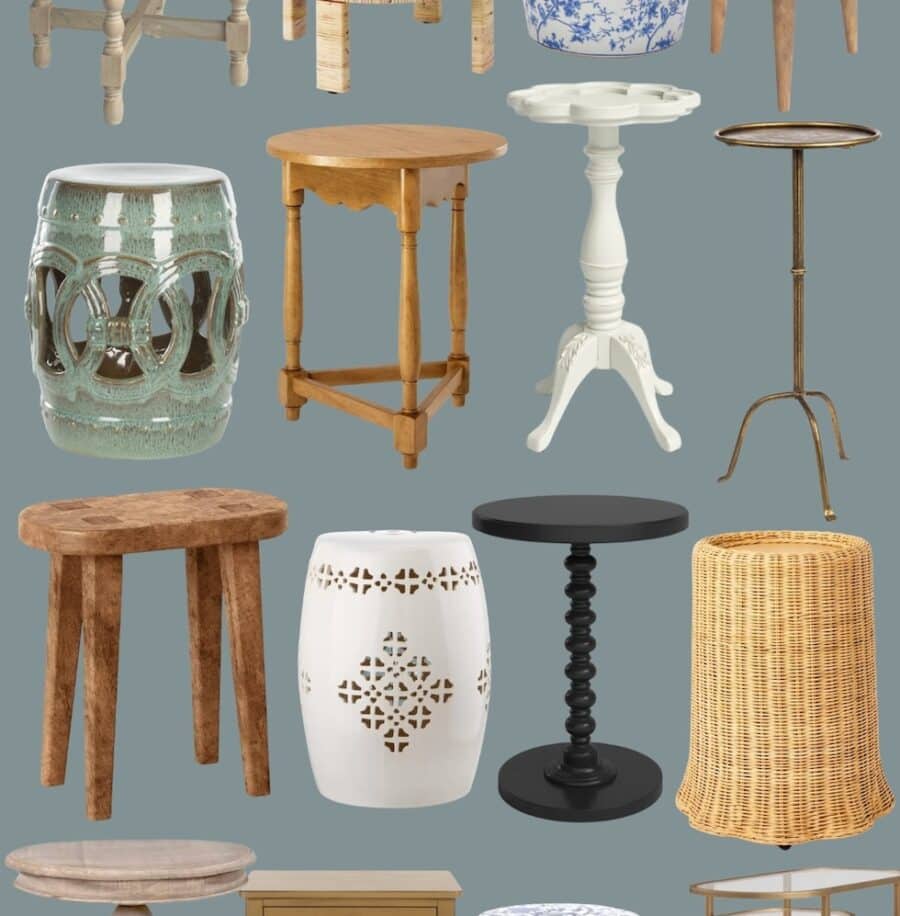 Small Accent Tables (and my newest decorating guide!)