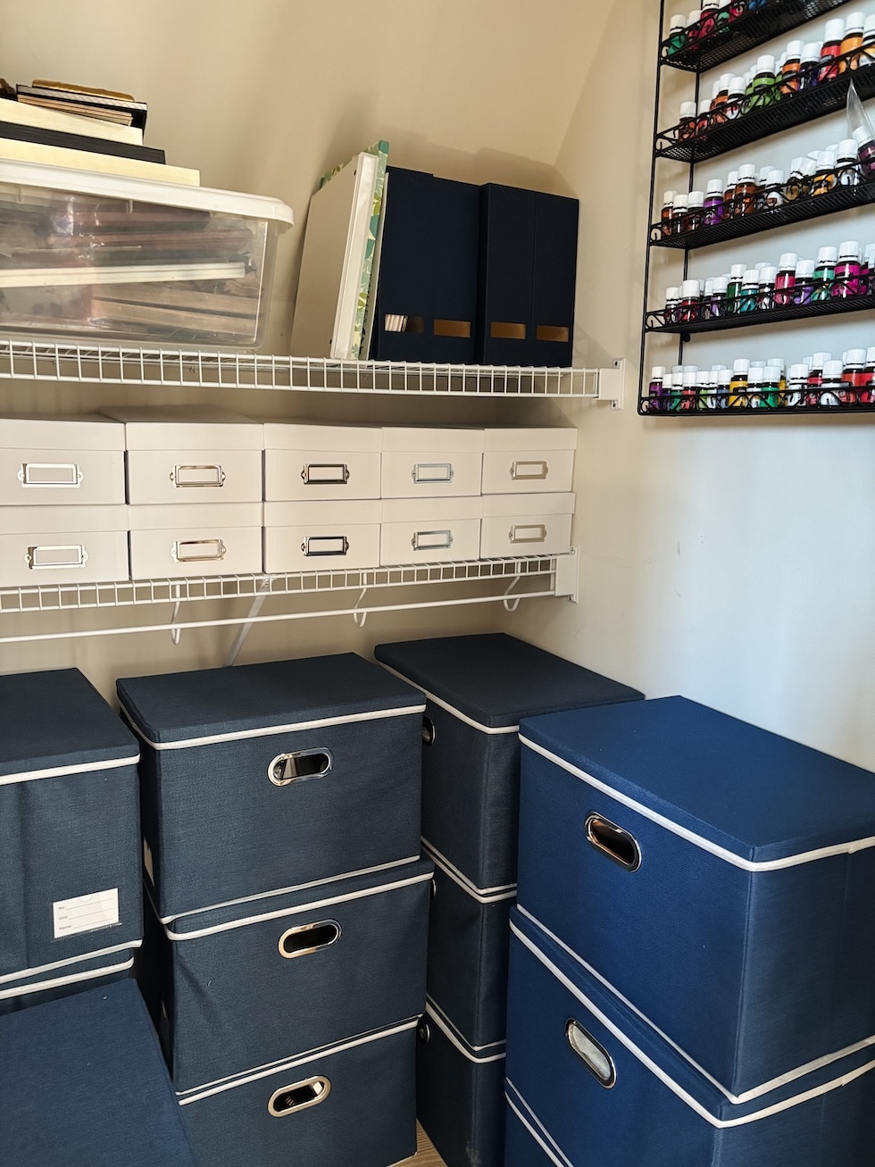 My Organized Closet with Containers for Family Photos, Mementos and more!