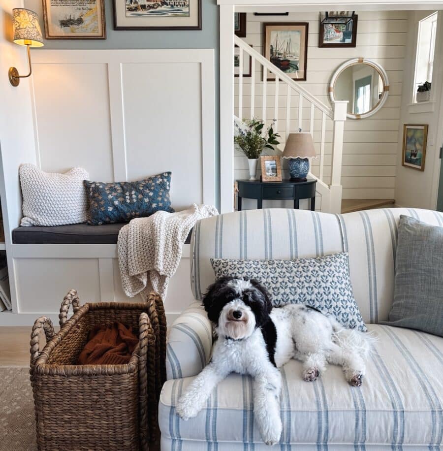 Our Coastal Cottage Living Room Makeover