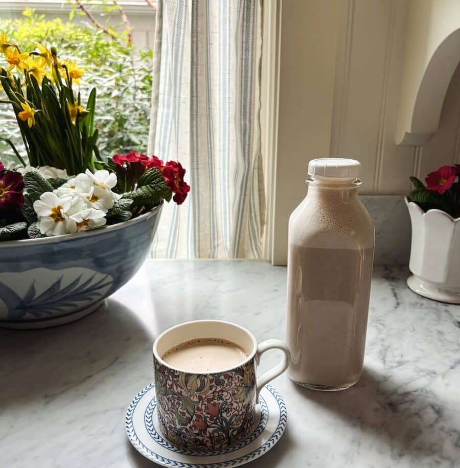 Our Homemade Nut Milk Recipe (Cashew Pecan Nut Milk)