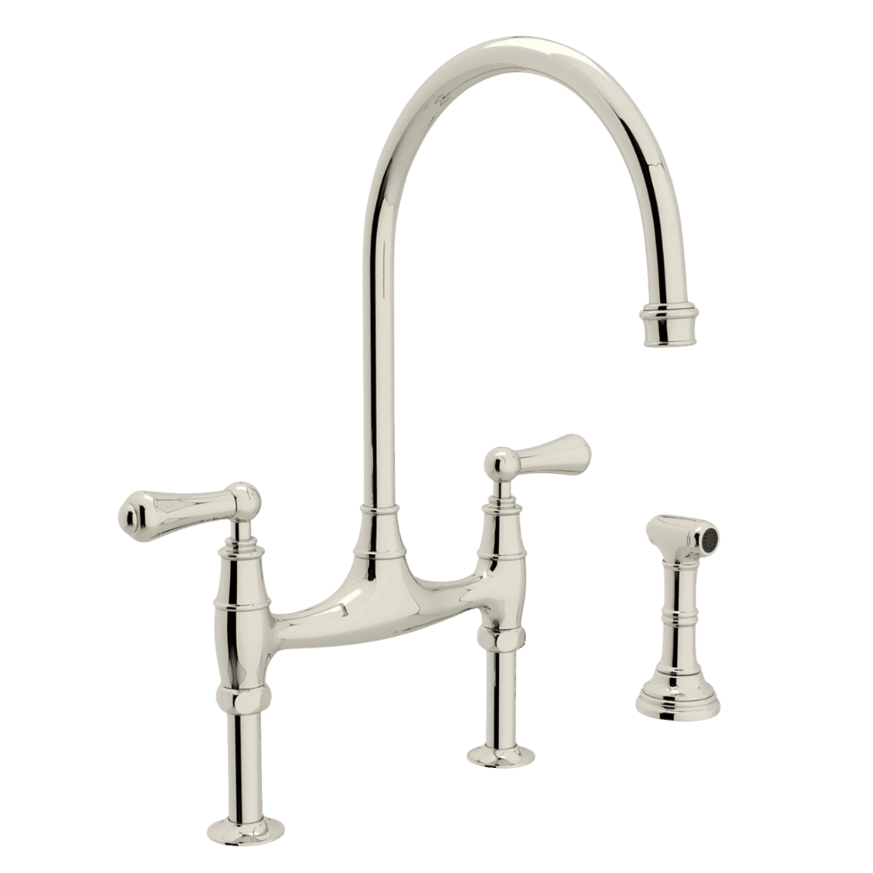 polished nickel faucet